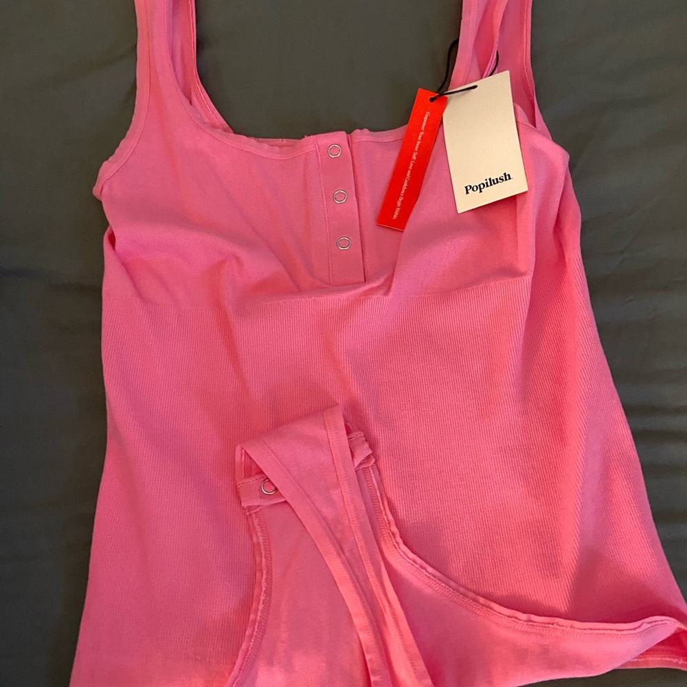 Popiush Pink Tank Top